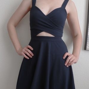 Hollister Blue Skater Dress